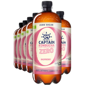 The Gutsy Captain Kombucha Zero Raspberry 1l