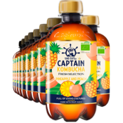 The Gutsy Captain Kombucha Pineapple & Peach 400ml