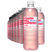 Vitamin Well Zero Raspberry 500ml