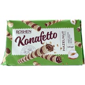 Roshen Konafetto hazelnut wafelrollen 140g
