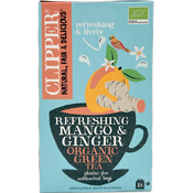Clipper Refreshing Mango & Ginger Organic Green Tea 27g