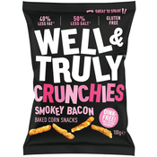 Well&Truly Crunchies Smokey Bacon 100g