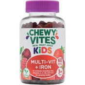 Chewy Vites Kids Multi-vit + ijzer 3+ jaar 60st