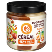 Céréal Duo Choco Hazelnoot Wit 200g