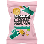 The Organic Crave Protein Chips Sour Cream & Onion 75g
