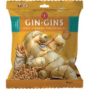 The Ginger People Gin Gins Spicy Turmeric Ginger Chews gember snoep 60g