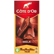 Côte d'Or BonBonBloc Praliné Melk chocolade reep 200g