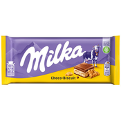 Milka Cream & Biscuit Chocoladereep 100g