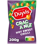 Duyvis Crac A Nut Hot Sweet Chili borrelnootjes 200g