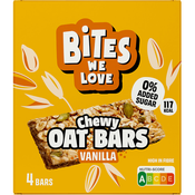 BitesWeLove Chewy Oat Bars Vanilla 120g
