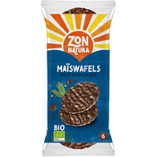 Zonnatura Maiswafels Melk Chocolade 75g
