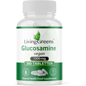 Livinggreens Glucosamine 1500mg 360 Vegan-Tabletten