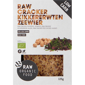 RAW Organic Food Kikkererwten-Zeewier Crackers 125g