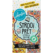 Leentjes Strooi Pret Letters & Disco Dip 120g