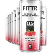 FITTR Sparkling Protein Water Red Fruit Flavour 250ml