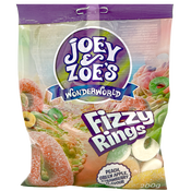 Joey & Zoe's Fizzy Rings 200g