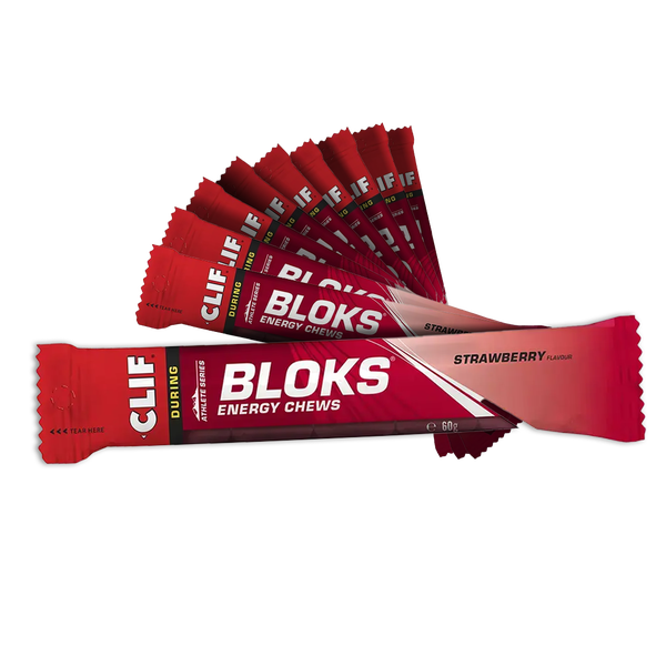18st Clif Blok Energy Chew Aardbei 60g