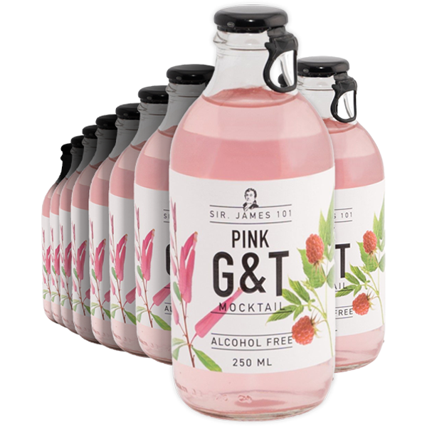 12st Sir. James 101 Pink Gin Tonic 0.0% 250ml