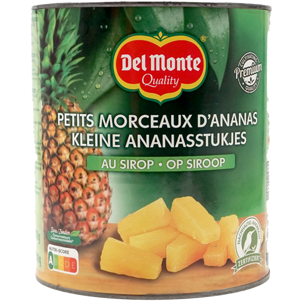 Del Monte Kleine Ananasstukjes op Siroop 3.07kg