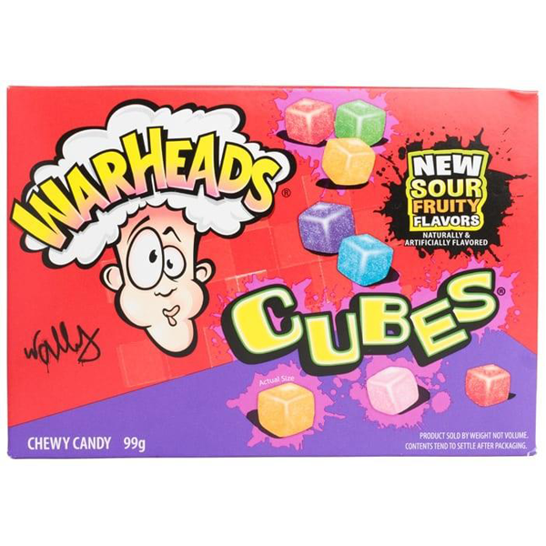 Warheads Chewy Cubes 99g