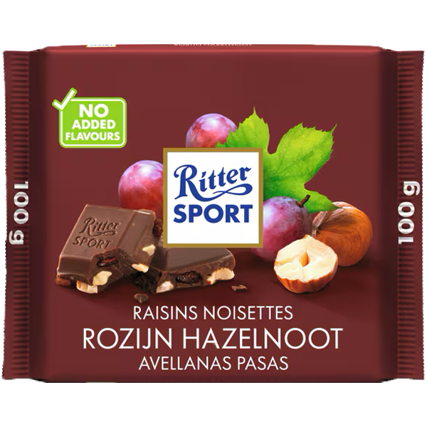 Ritter Sport Rozijn Hazelnoot 100g