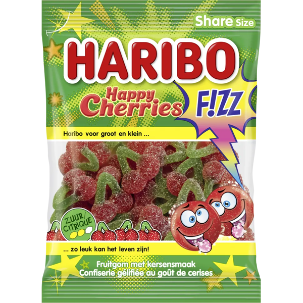 Haribo Happy Cherries Fizz 400g