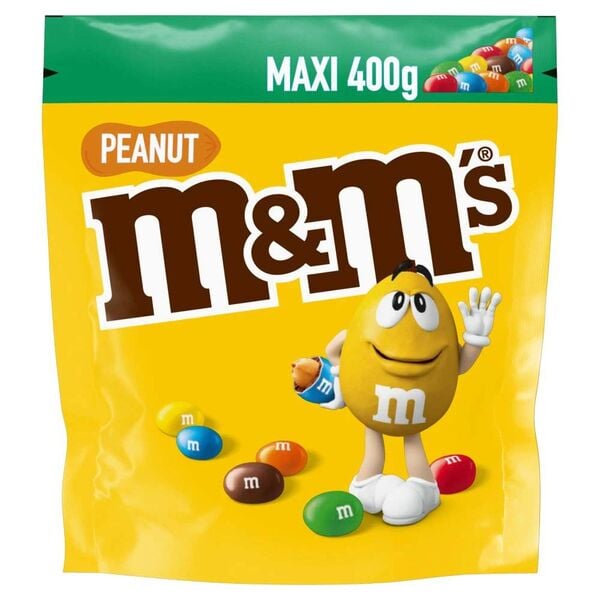 M&M's Peanut Maxi chocolade 400g