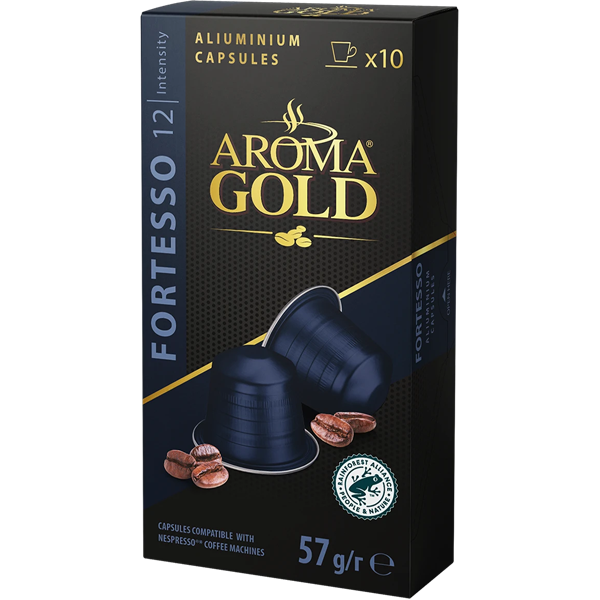 Aroma Gold Fortesso Koffiecups 10st