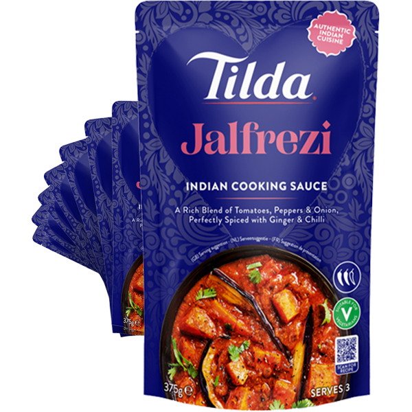 6st Tilda Jalfrezi Indian Cooking Sauce 375g