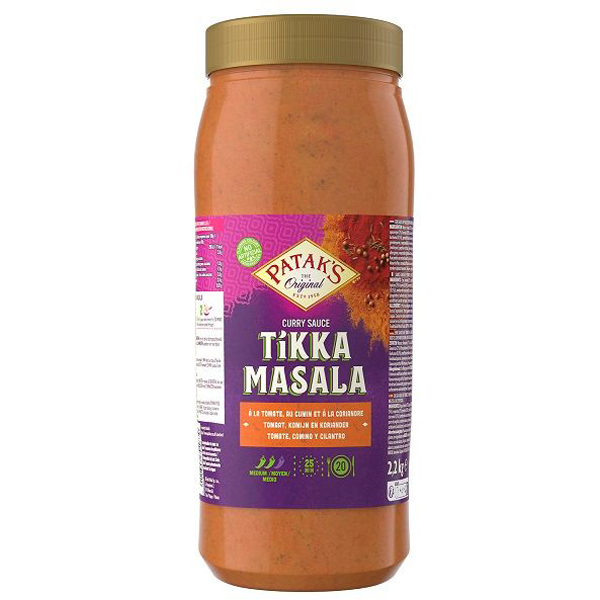 Patak's Tikka Masala Curry Saus 2.2kg