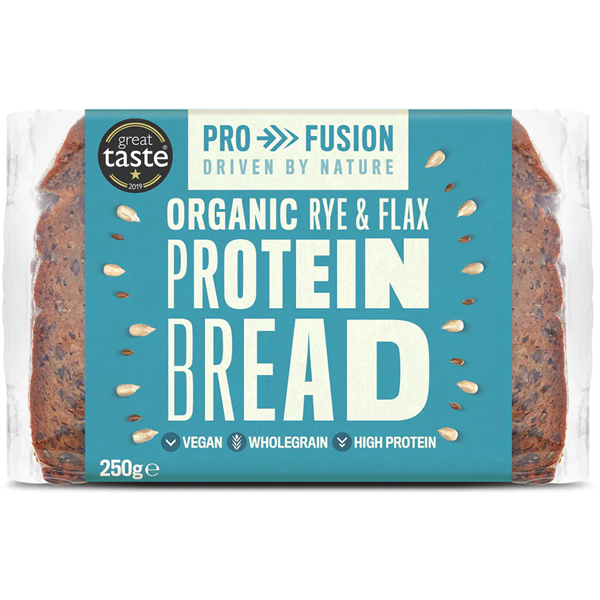 Profusion Organic Rye & Flax Protein Bread 250g