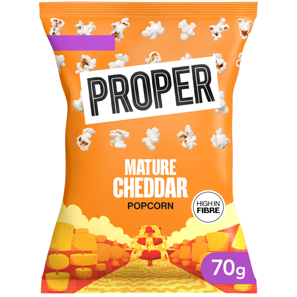 Proper Corn Mature Cheddar Popcorn 70g