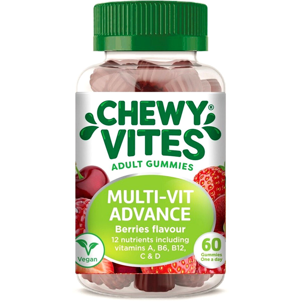 Chewy Vites Adult gummies Multi-vit advance bessensmaak 60st