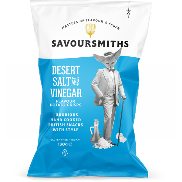 Savoursmiths Salt & Vinegar Chips 130g