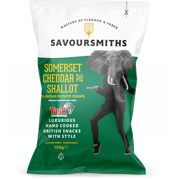 Savoursmiths Somerset Cheddar & Shallot Chips 130g