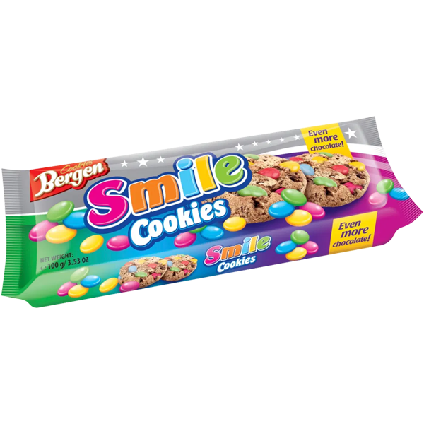Bergen Chocolate Chip Smile Cookies 100g