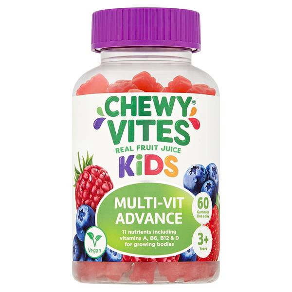 Chewy Vites Kids Multi-vit advance 3+ jaar 60st