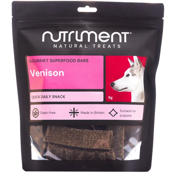 Nutriment Gourmet Superfood Bars Venison 1kg