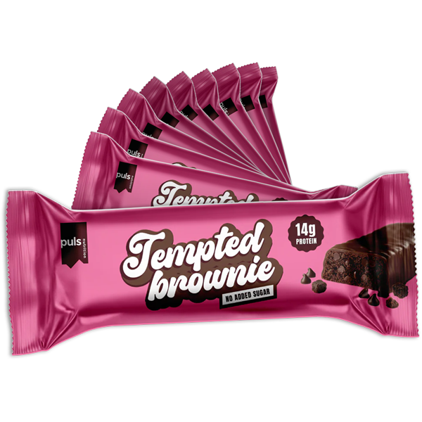 12st Puls Tempted brownie protein bar 45g