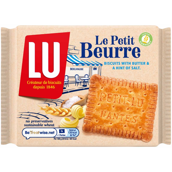 LU Petit Beurre Butter And Hint Of Salt 167g