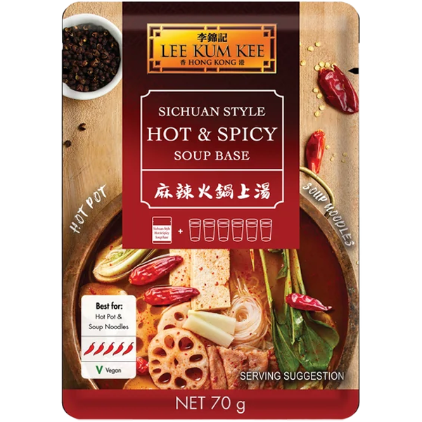 Lee Kum Kee Sichuan Style Hot & Spicy Soup Base 70g