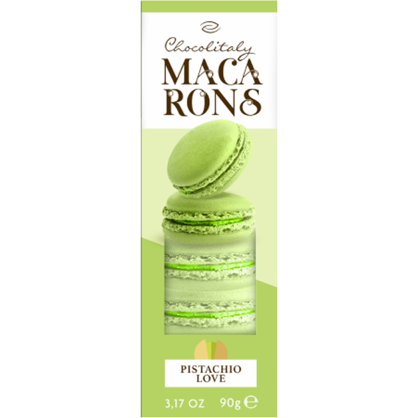 Chocolitaly Macarons Pistachio Love 90g