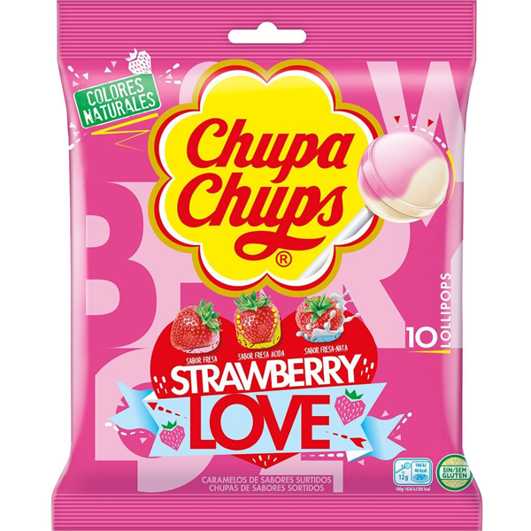 Chupa Chups Strawberry Love 120g