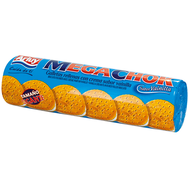 Arluy Mega Chok Biscuits Vanilla 500g