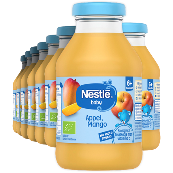 6st Nestlé Babysap Appel Mango 6M+ 200ml