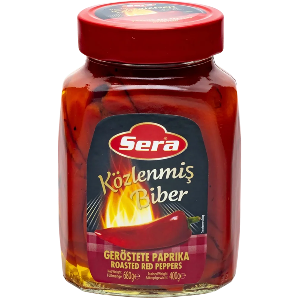 Sera Geroosterde Rode Paprika 680g