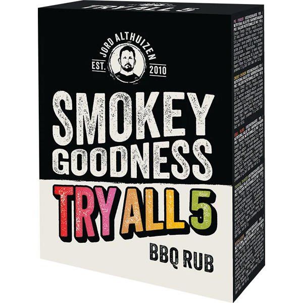 Jord Althuizen Smokey Goodness BBQ Rub Mix 5x30g