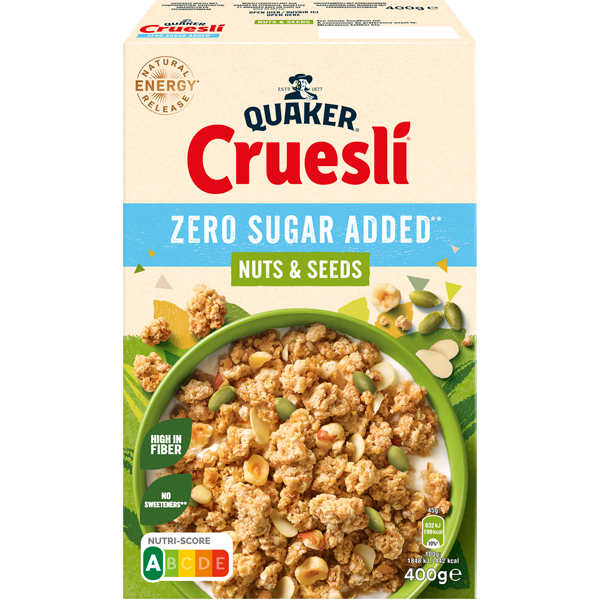 Quaker Cruesli Noten & Zaden 400g