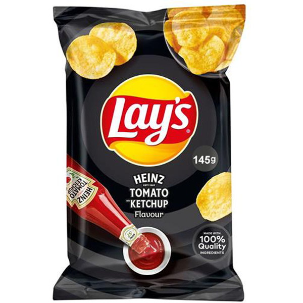 Lay's Heinz Tomato Ketchup Flavour 145g
