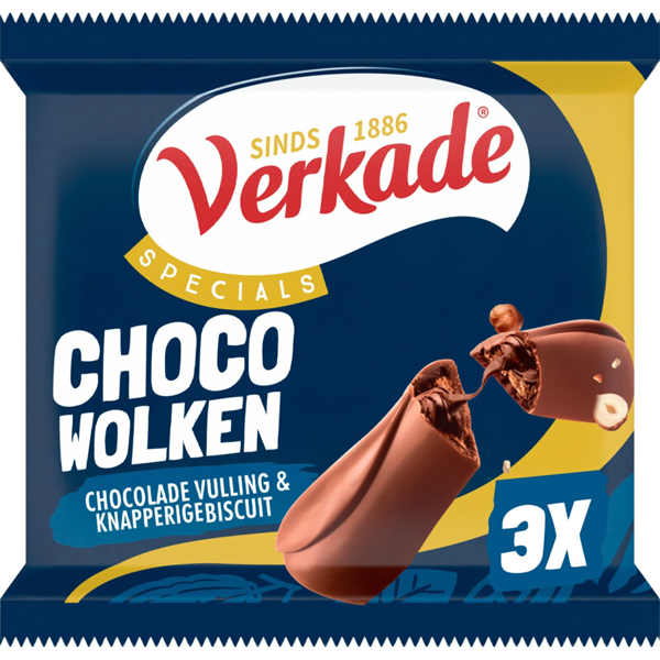 Verkade Choco Wolken 3x35g